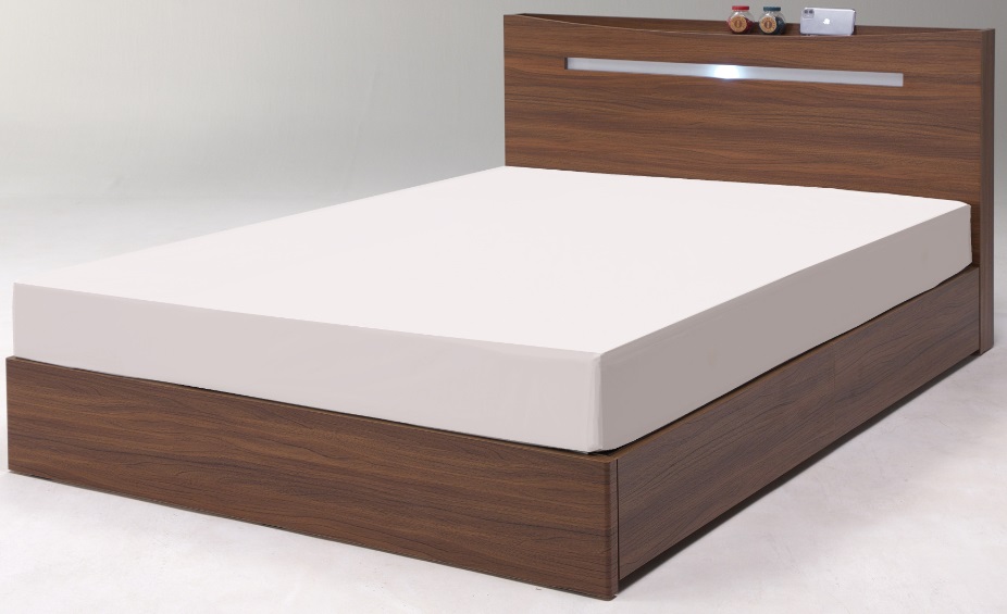 棚付ダブルベッド（マット付）