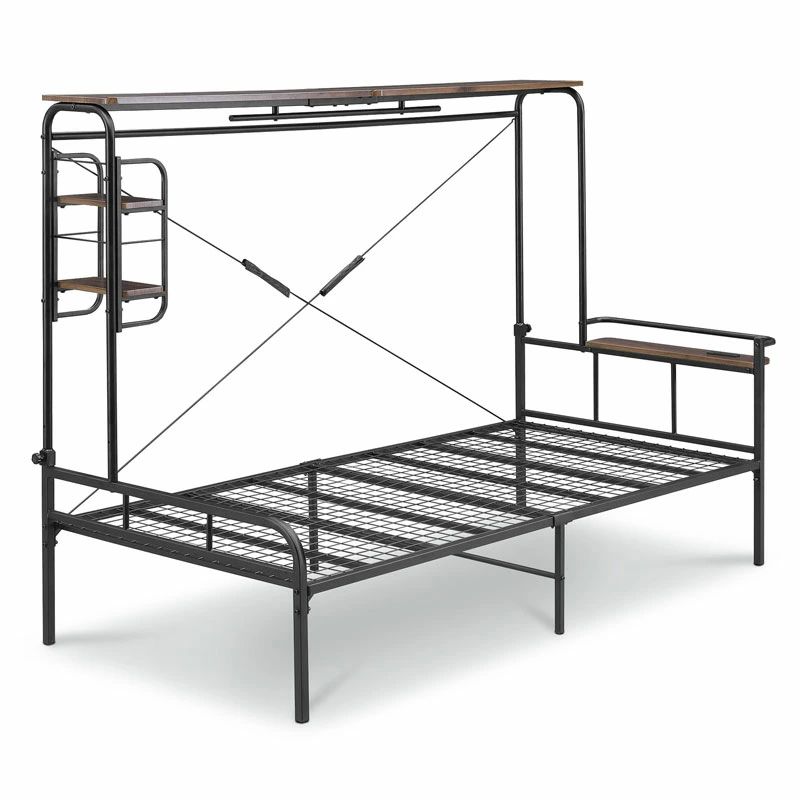 棚付きシングルベット