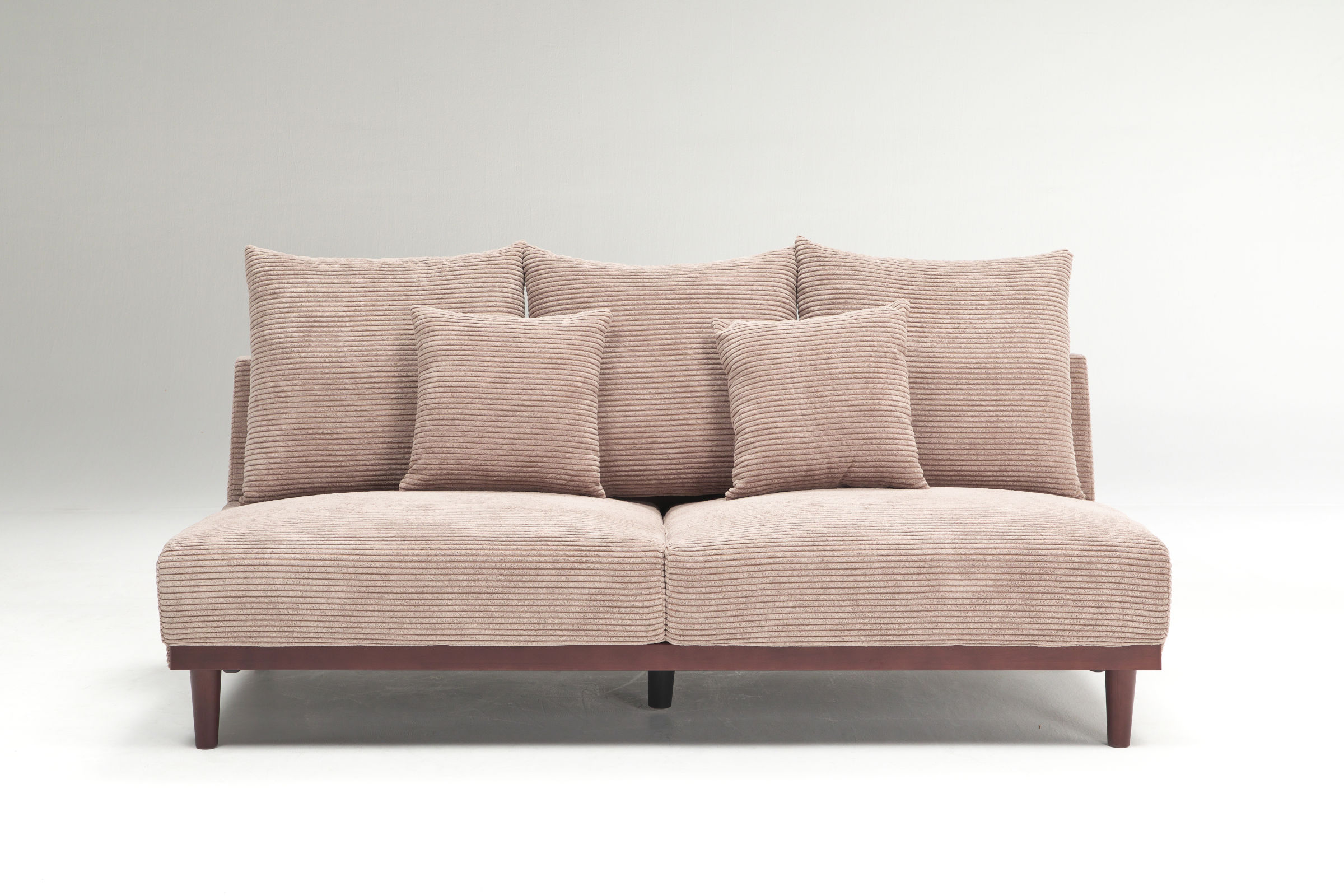 モダンデザインソファ３人掛け（クッション付）