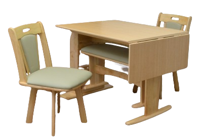 伸長式ダイニング４点セット