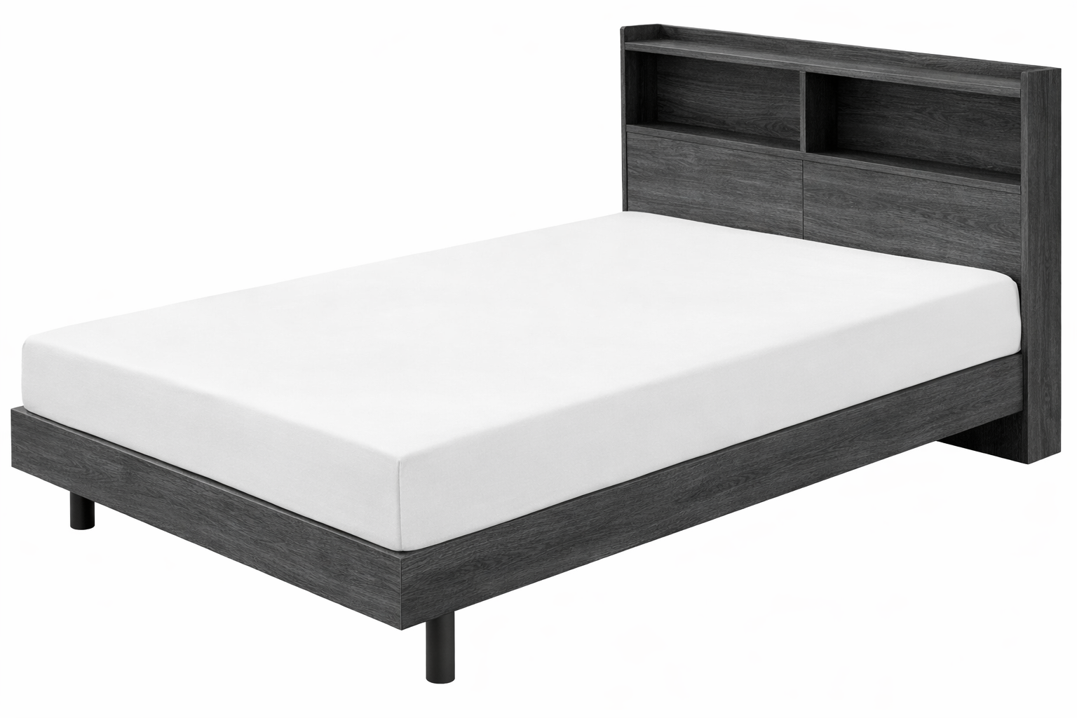 棚付セミダブルベッド(マット付)