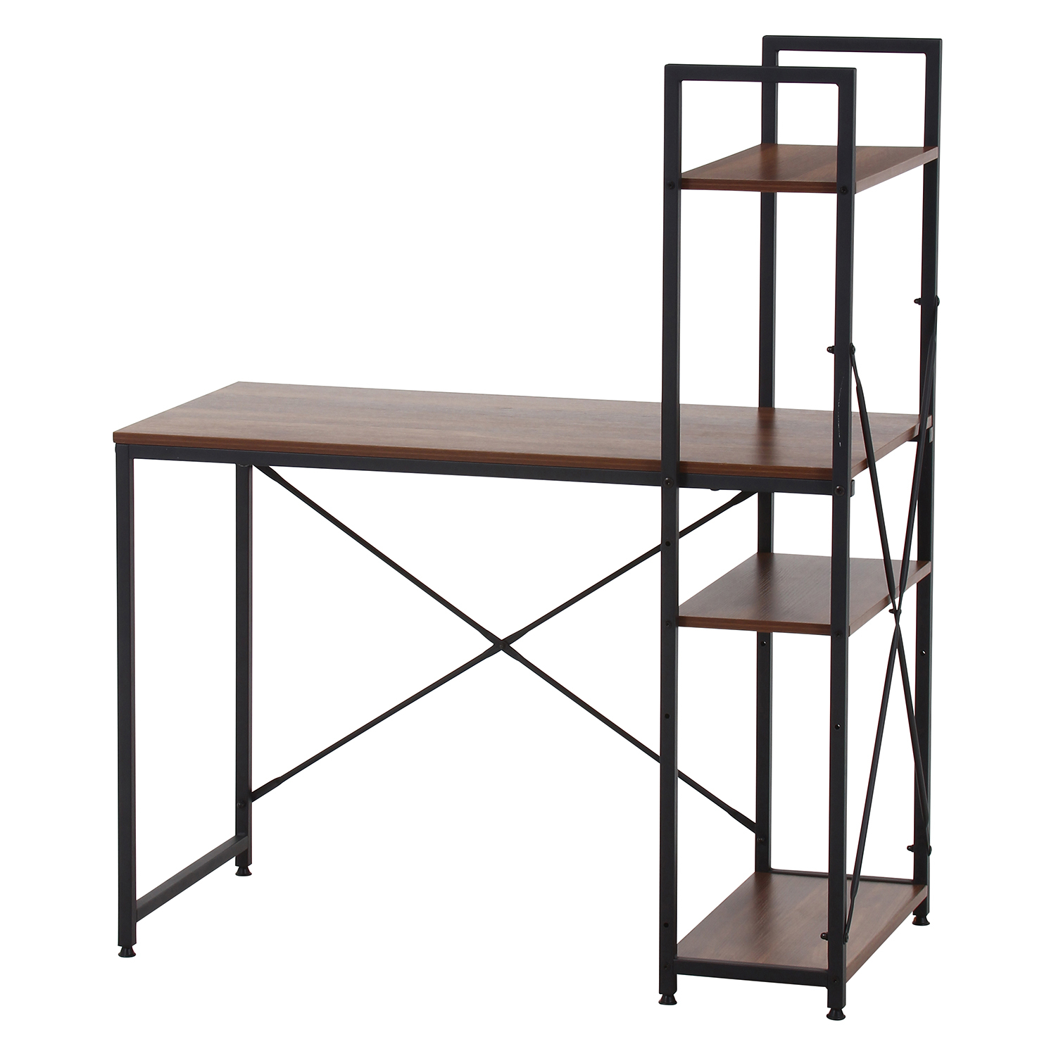 ラック付きデスク