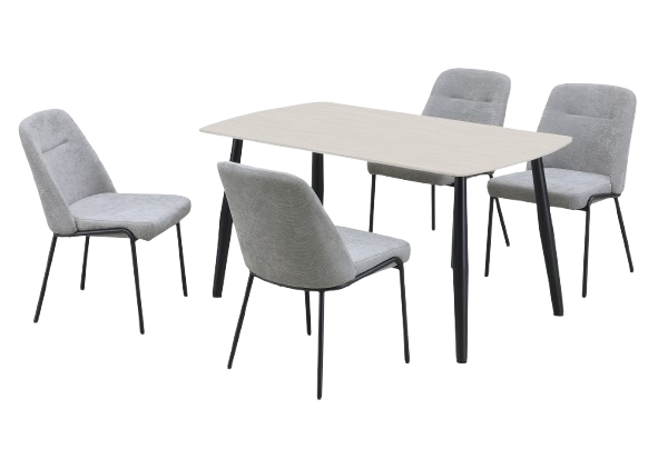 セラミック天板のダイニング5点セット