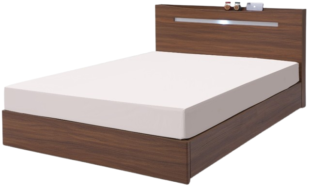 棚付ダブルベッド（マット付）