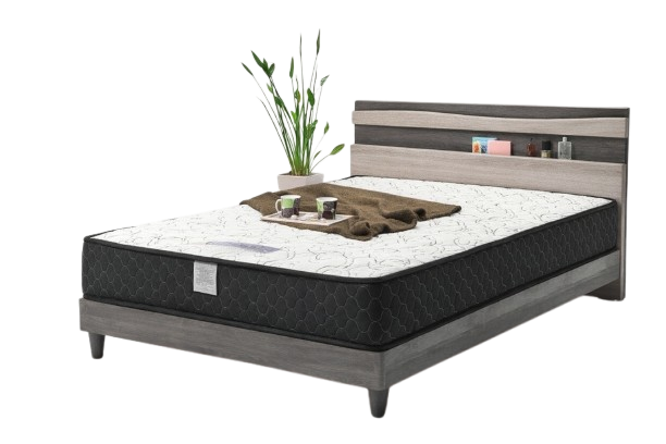 棚付セミダブルベッド(マット付)